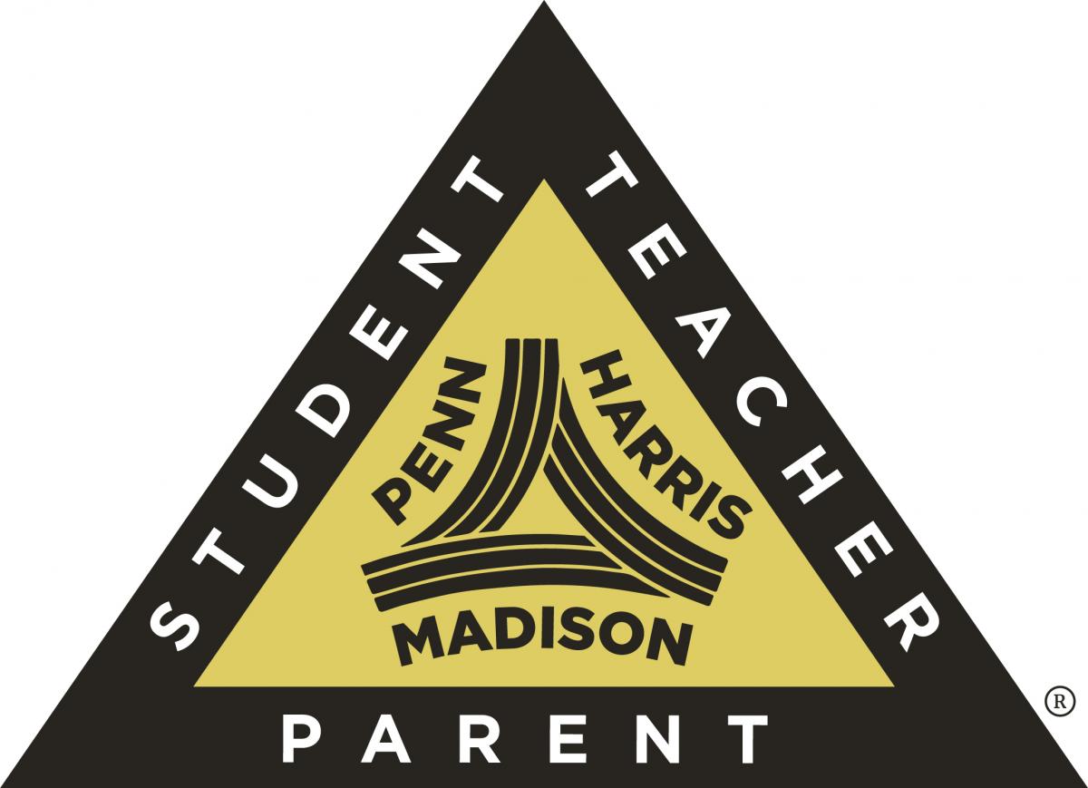 P-H-M's Triangle of Success connecting students, teachers and parents
