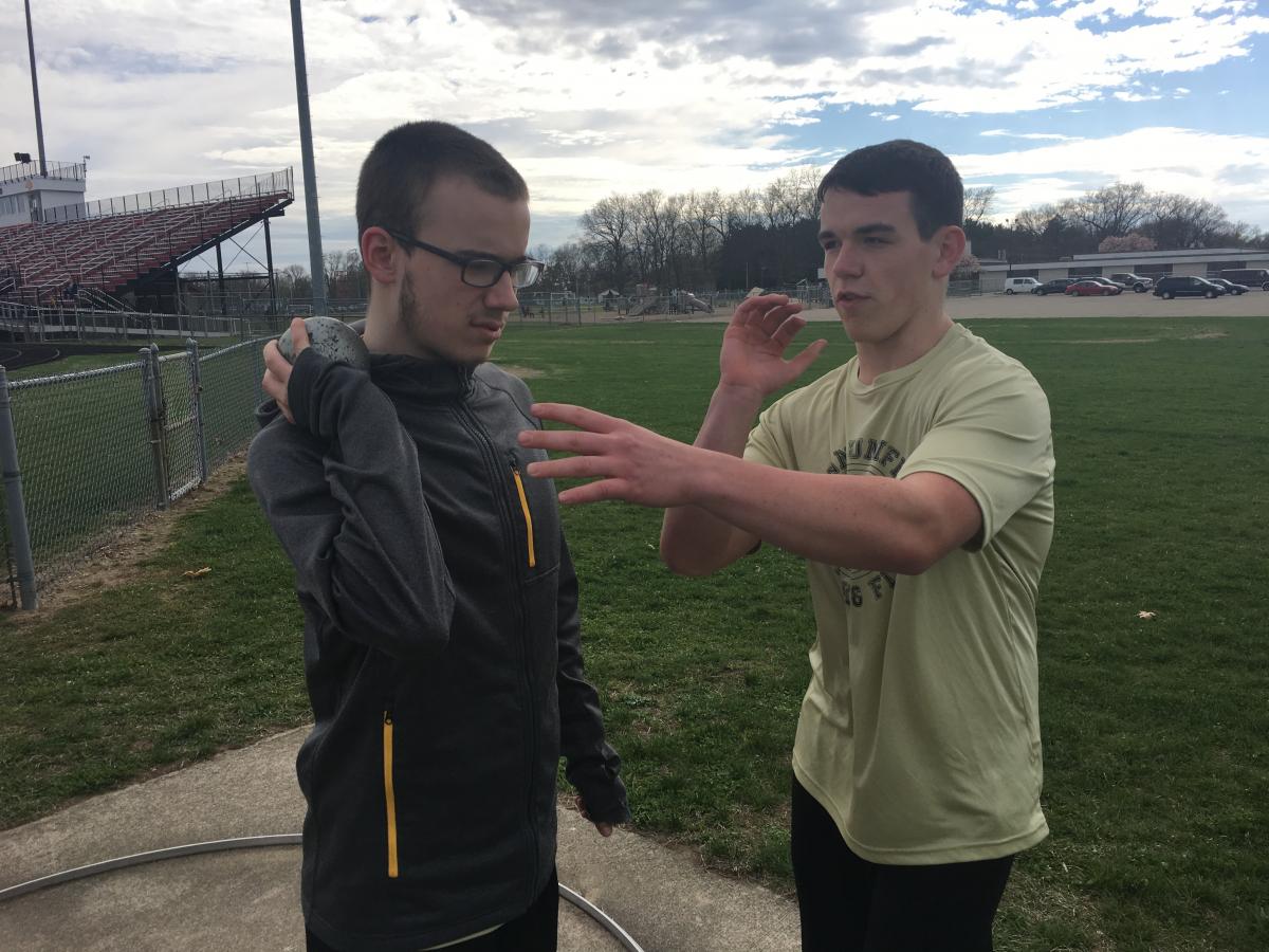 Members of Penn's 2019 Unified Track Team.