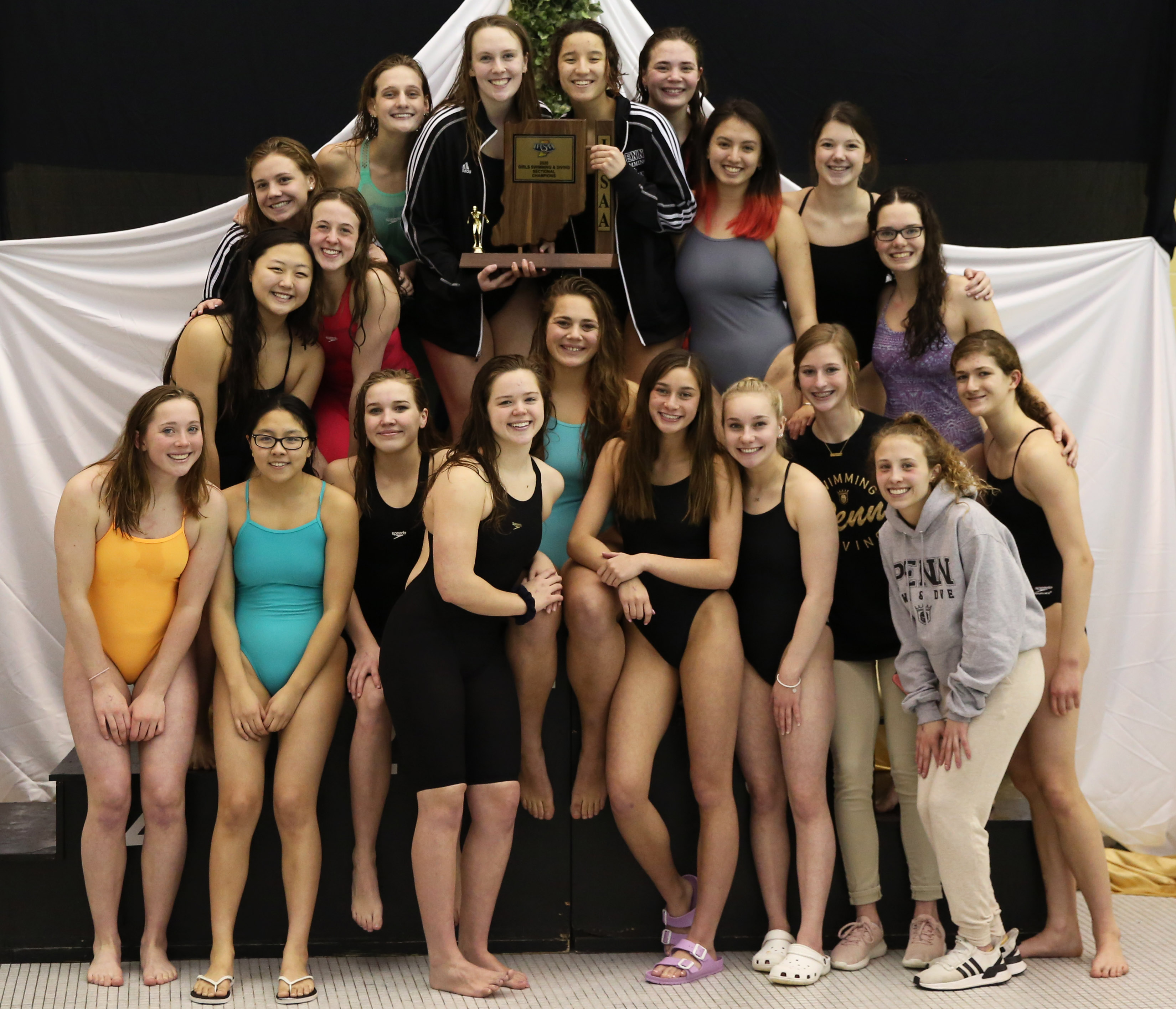 Penn Girls Swimming Sectional Champions Photo Gallery Penn High School
