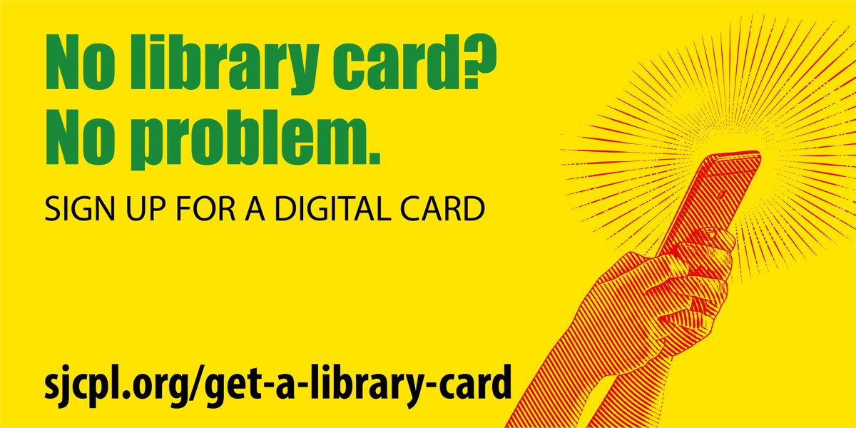 Digitial Library Card logo.