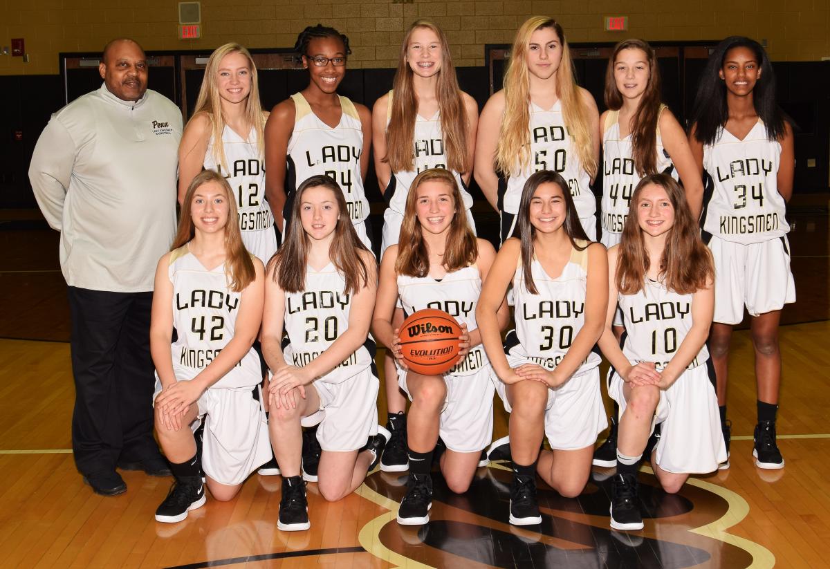 The Penn Girls Basketball Freshmen Team.