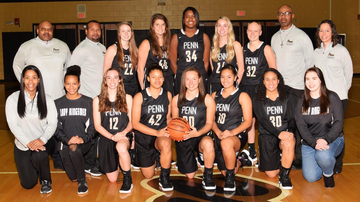 The Penn Girls Basketball Varsity.