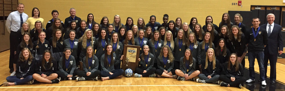 The 2016 Penn Girls Soccer State Championship team