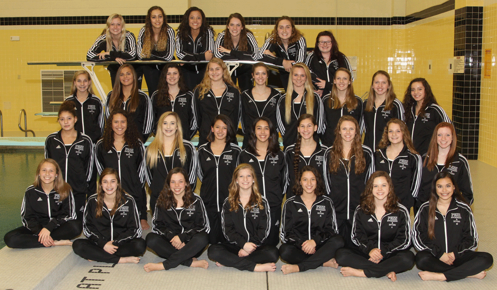 The 2016-17 Penn Girls Swimming and Diving Team.