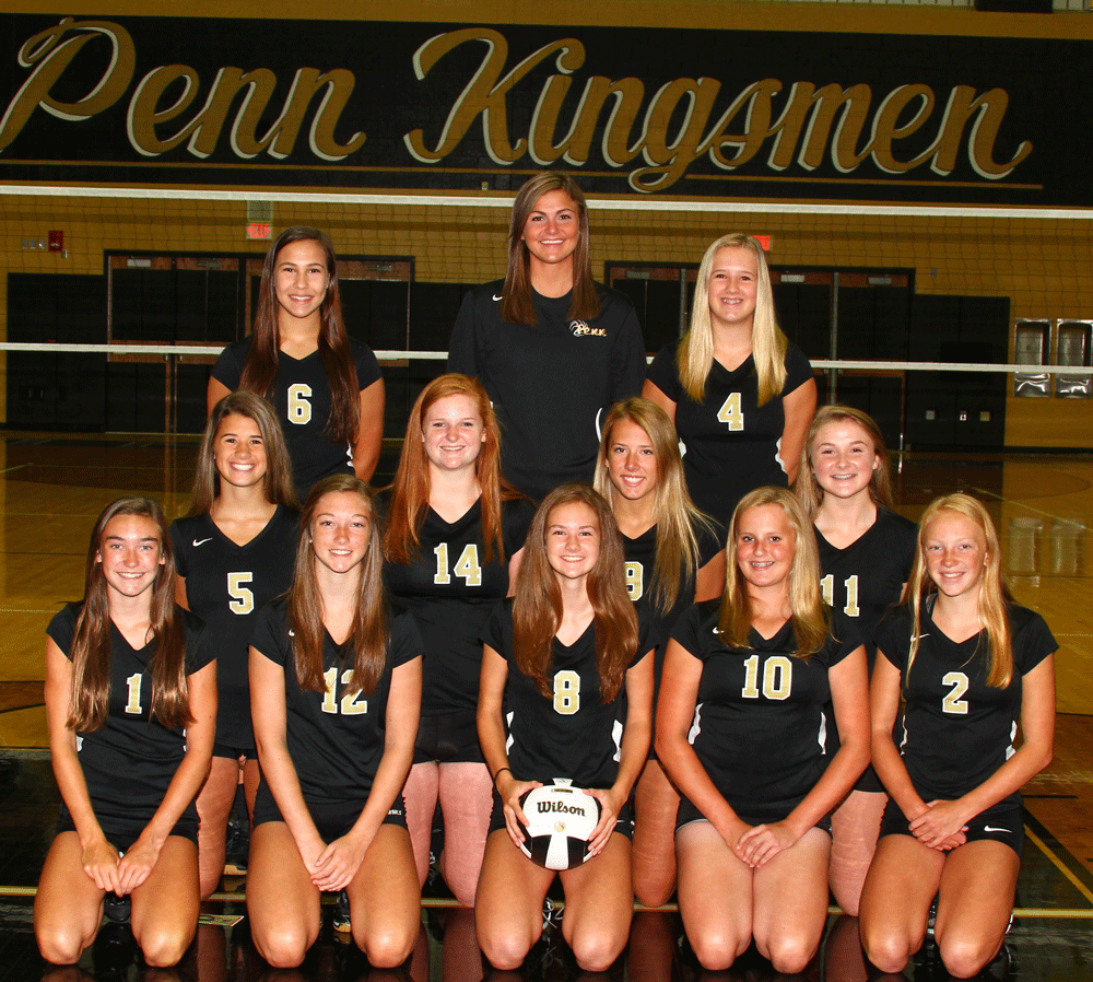 The 2016 Penn High School Freshmen Volleyball team. 