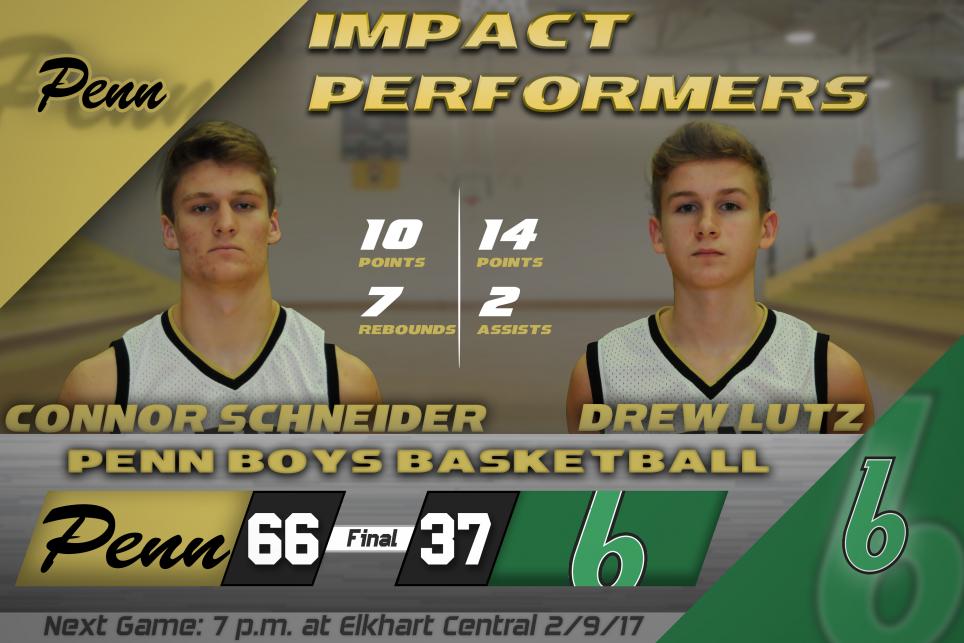 Headshots of Connor Schneider and Drew Lutz, who were named Impact Performers by The Pennant.