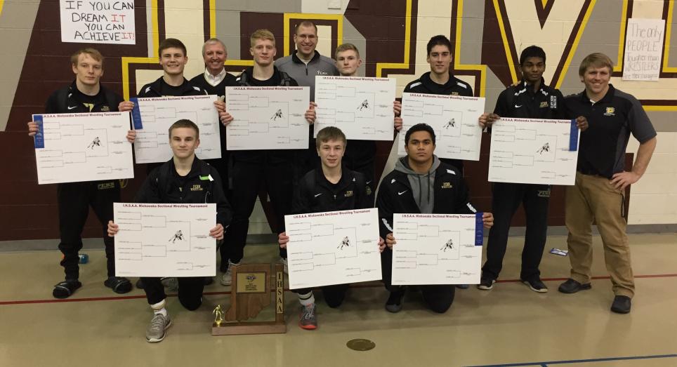 Penn's nine individual wrestling Sectional champions