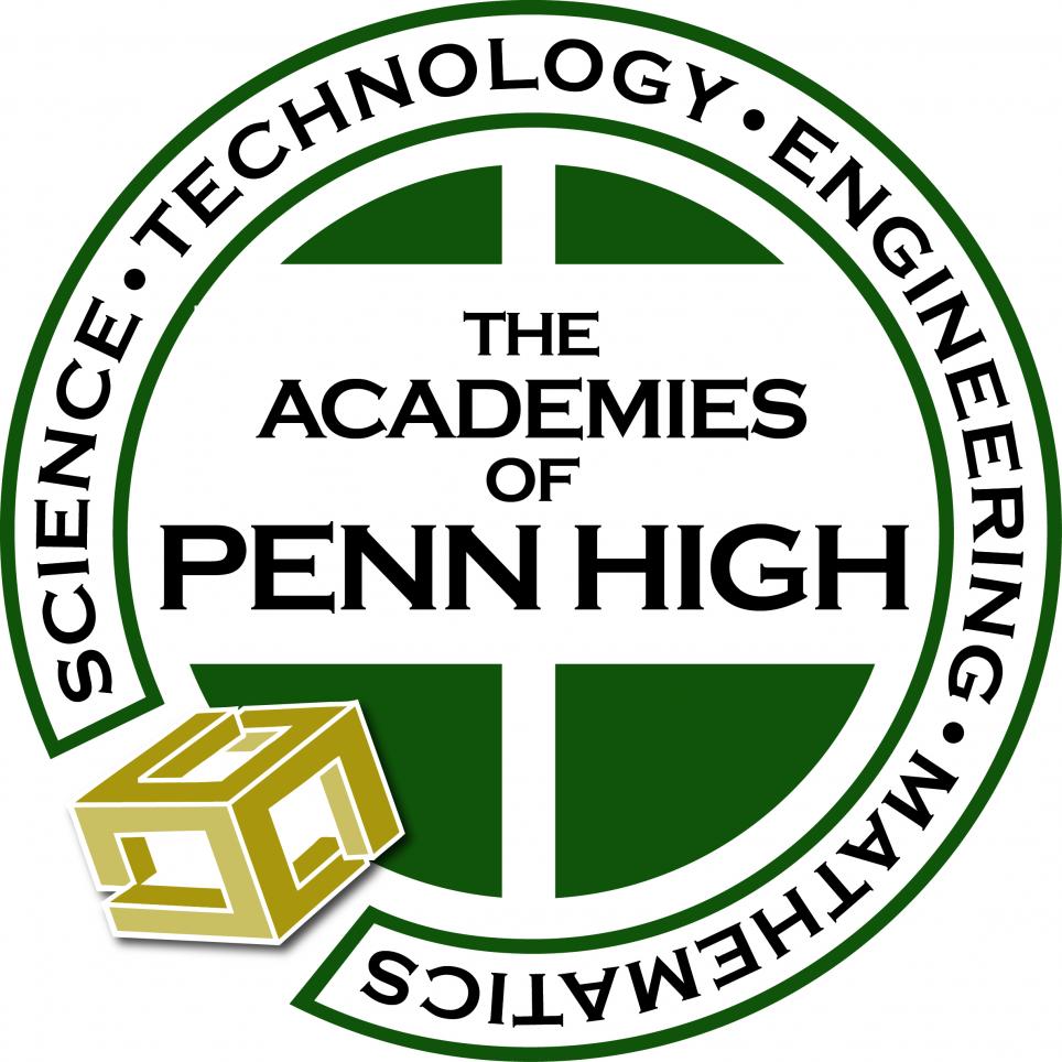 Penn High School STEM logo.