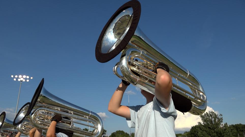 Penn Marching Band.
