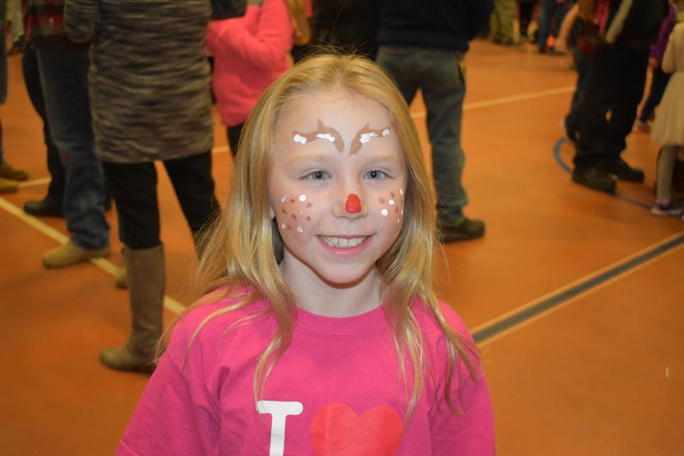 girl with face painting