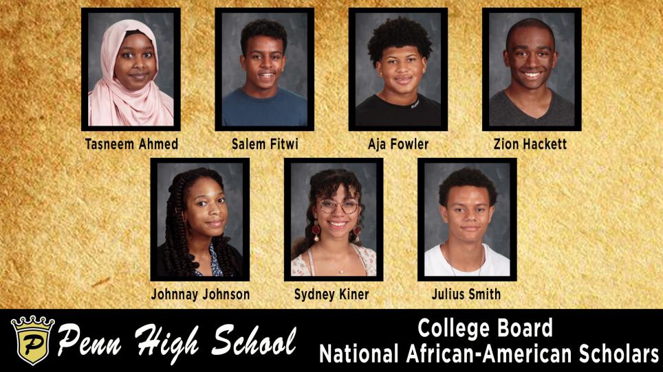 Penn High School students honored by the College Board.