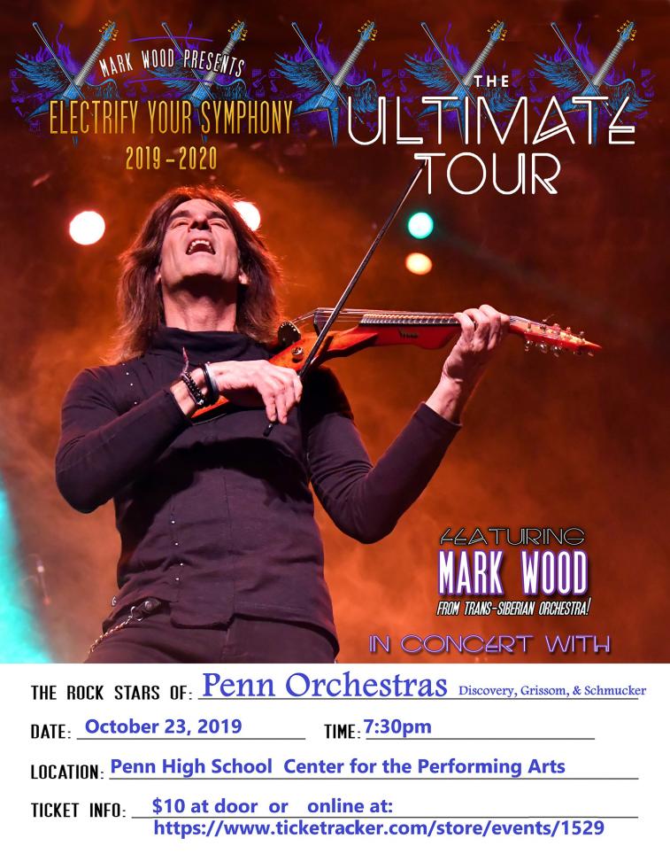 PHM students to perform with Mark Wood, worldrenowned electric