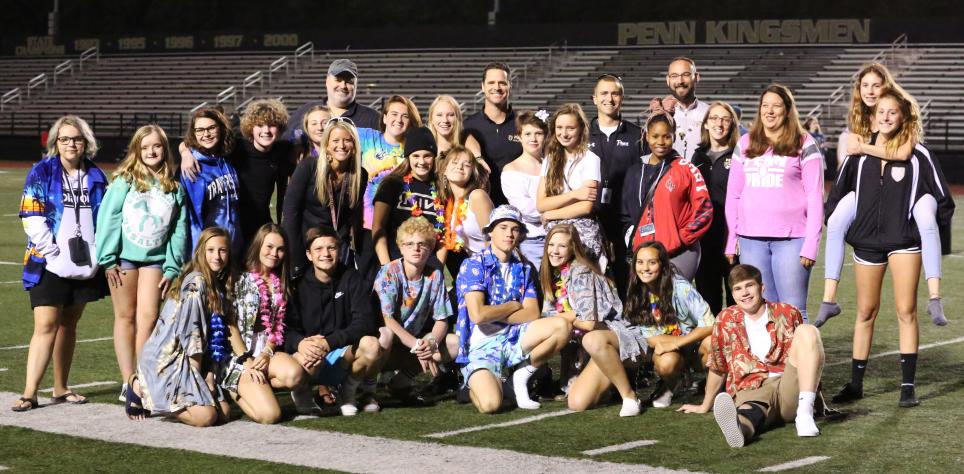 Penn students, teachers and administrators at the annual Freshmen Frenzy.