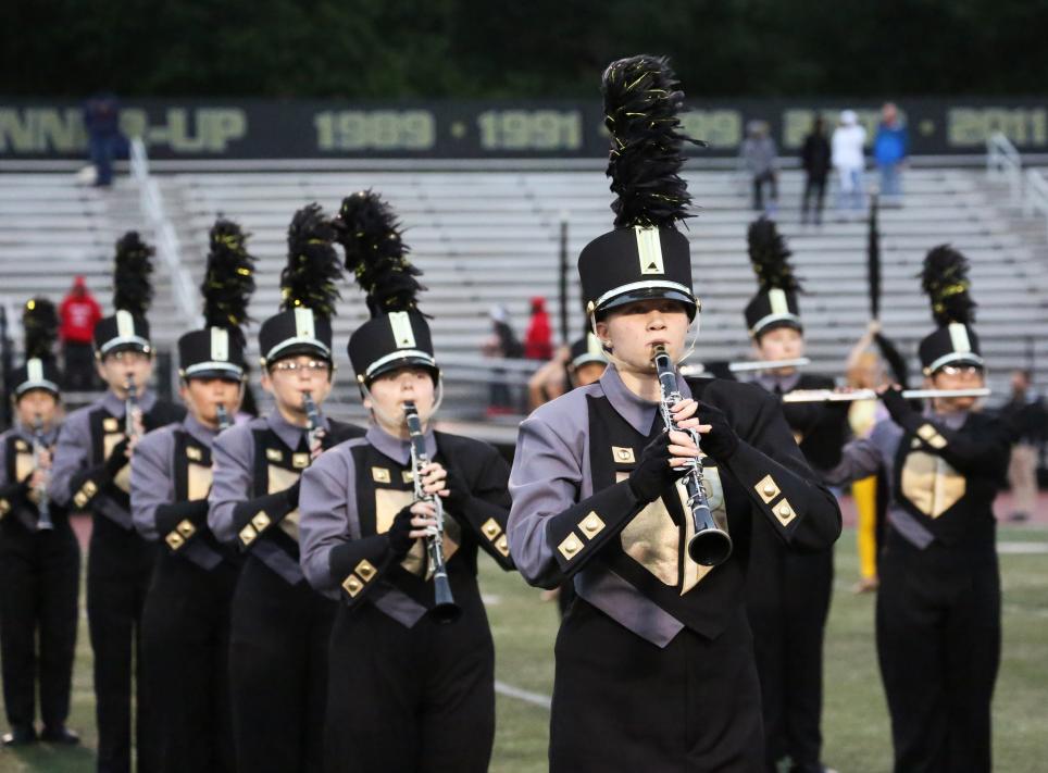 The Penn Marching Band.