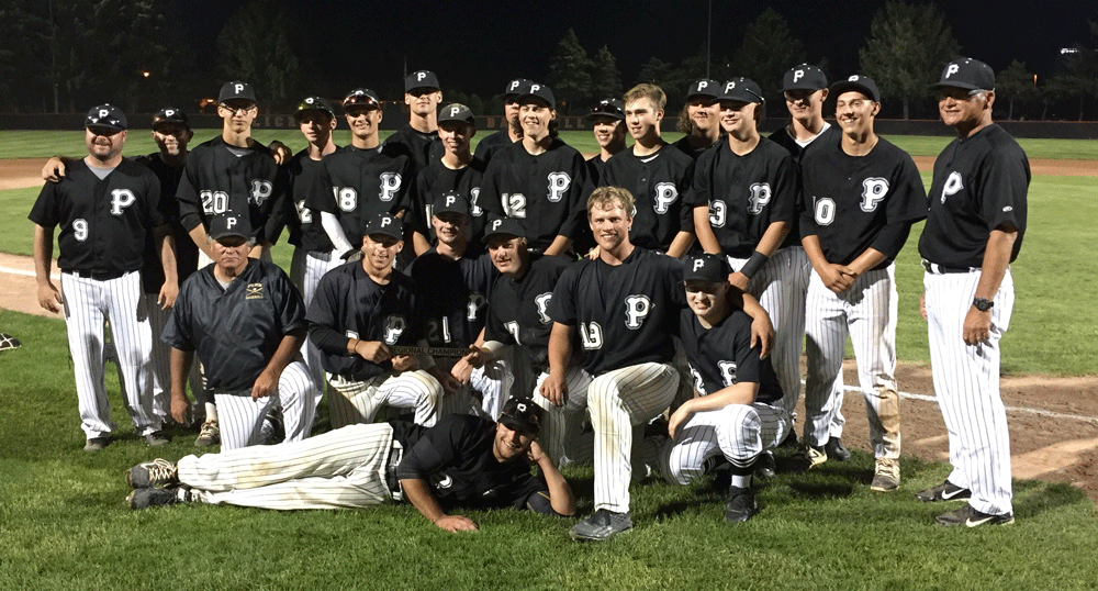 The Penn Baseball Team after winning the 2017 Regional.