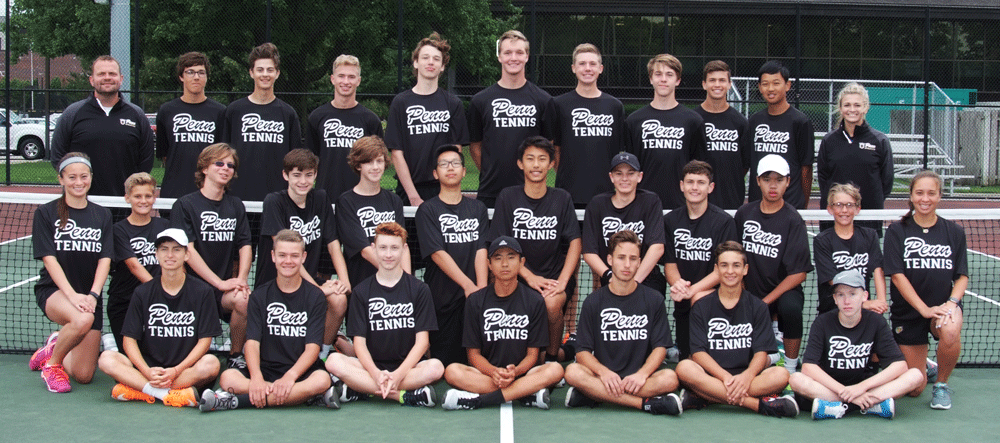 The 2017 Penn Boys Tennis Team.