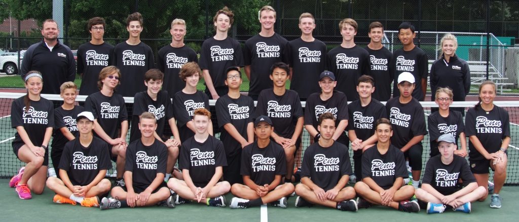The 2017 Penn Boys Tennis Team.