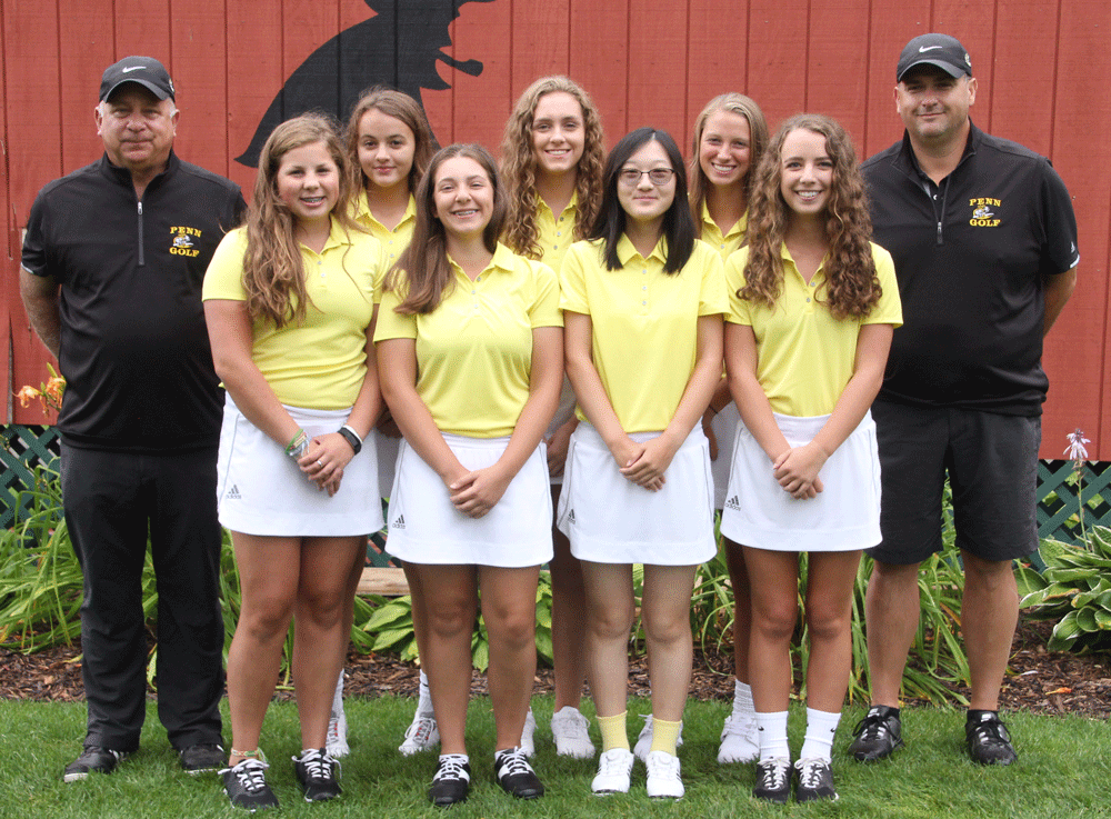 The 2017 Penn Girls Golf Team.