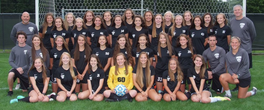 The 2017 Penn JV Girls Soccer Team.
