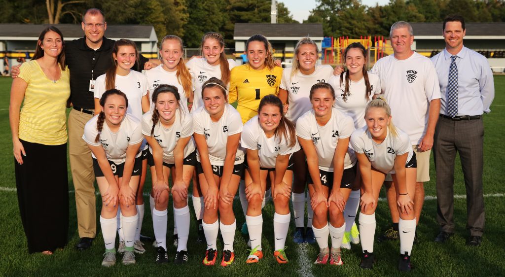 The Penn Girls Soccer Team Seniors.