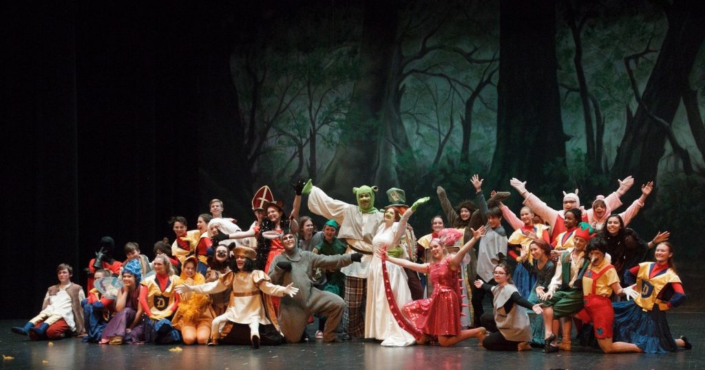 The cast of "Shrek The Musical".