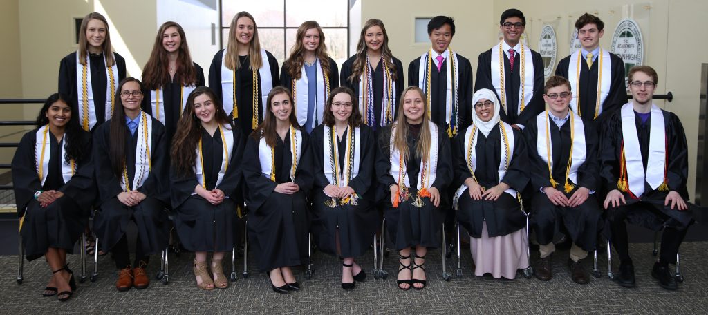 Penn High School's Valedictorians for the Class of 2018.