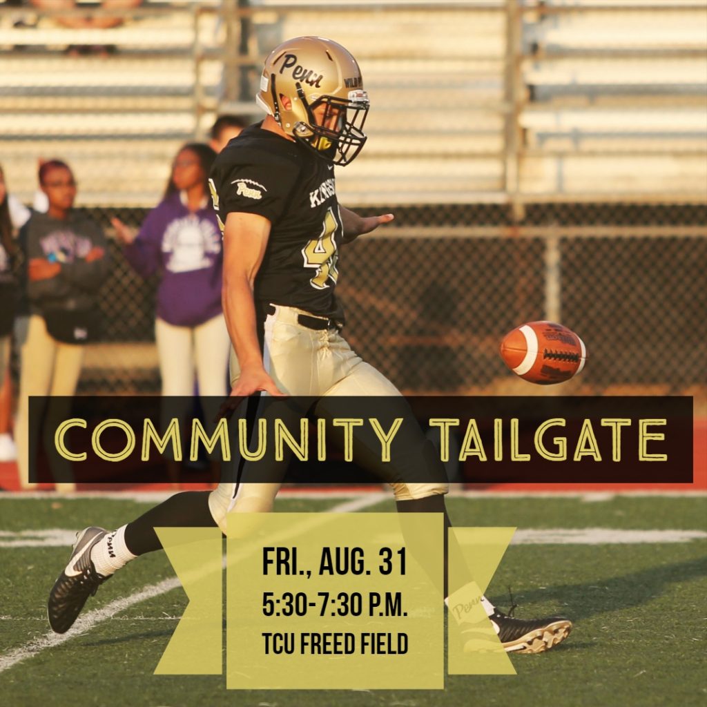 Community Tailgate, Aug. 31, at TCU Freed Field