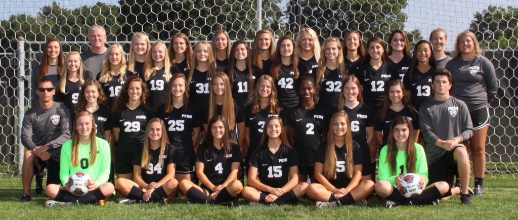 The 2018 Penn Girls Soccer Varsity.