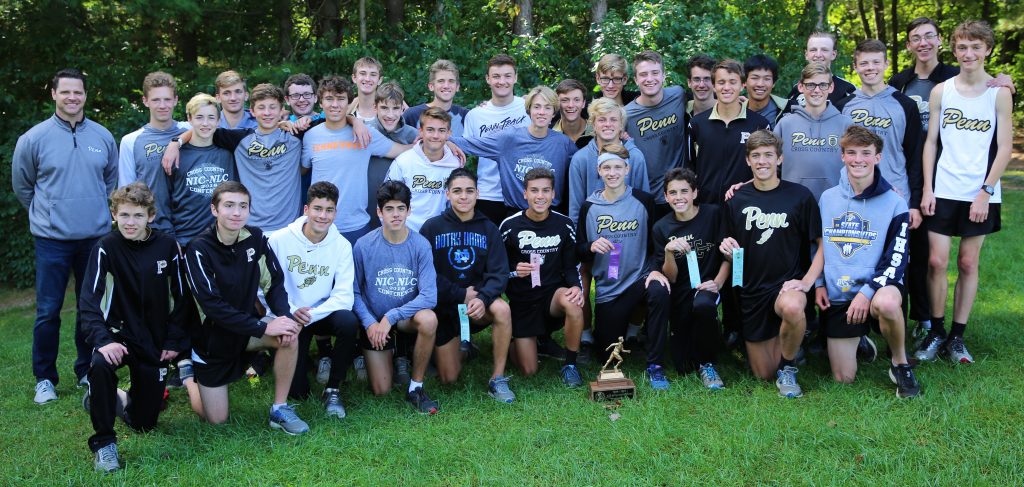 The Penn Boys Cross Country Team.