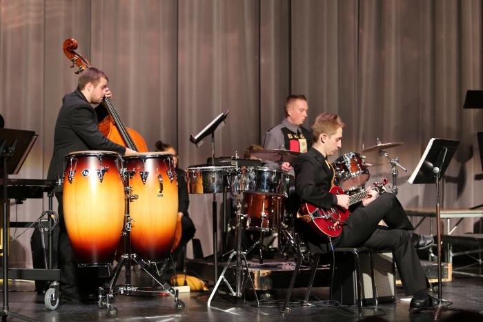 The Penn Advanced Jazz Ensemble plays at last year's Kaleidoscope Concert.