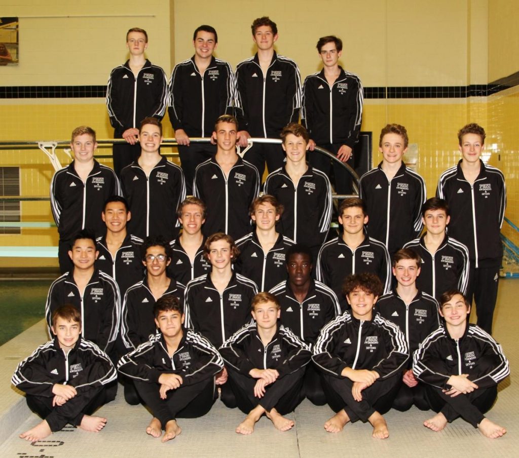 2018-19 Penn Boys Swim Team