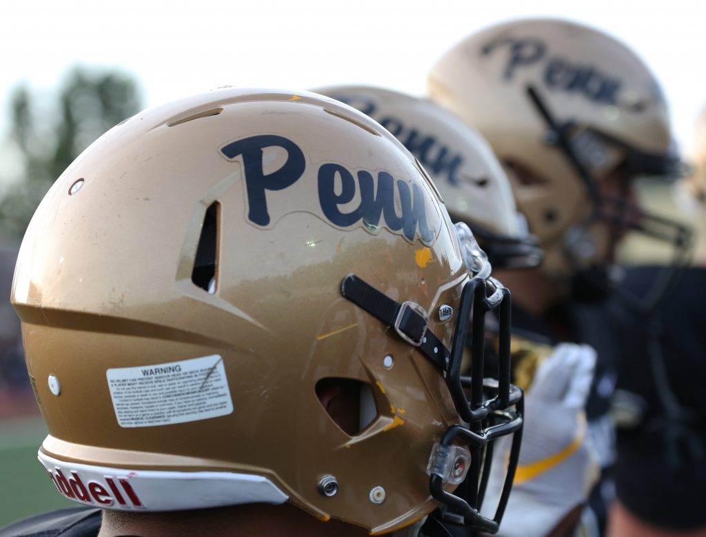 Penn Football Helmets