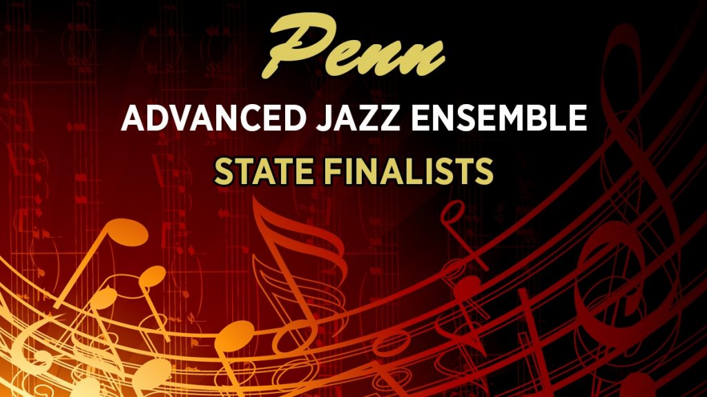 Penn Advanced Jazz State Finalists Graphic Design.