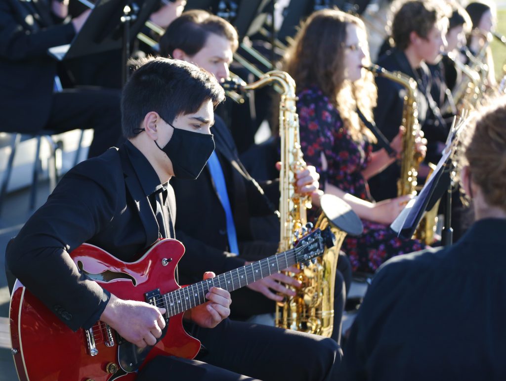 Penn High School presented “Evening of Jazz at the Park” at Mishawaka’s Central Park on Thursday, May 13, 2021.