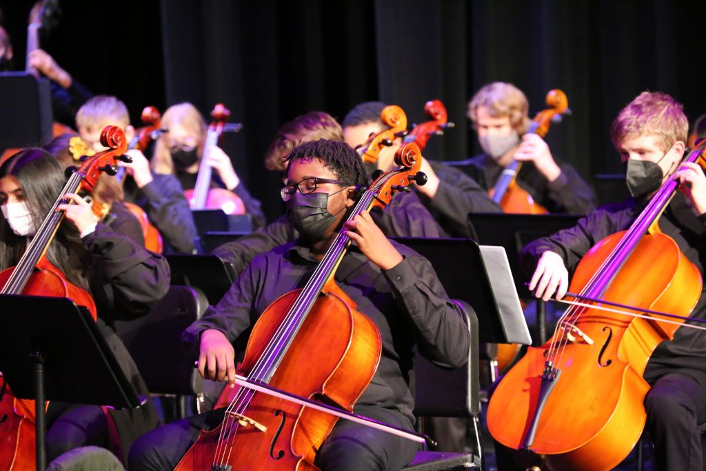 The Penn High School Orchestra.