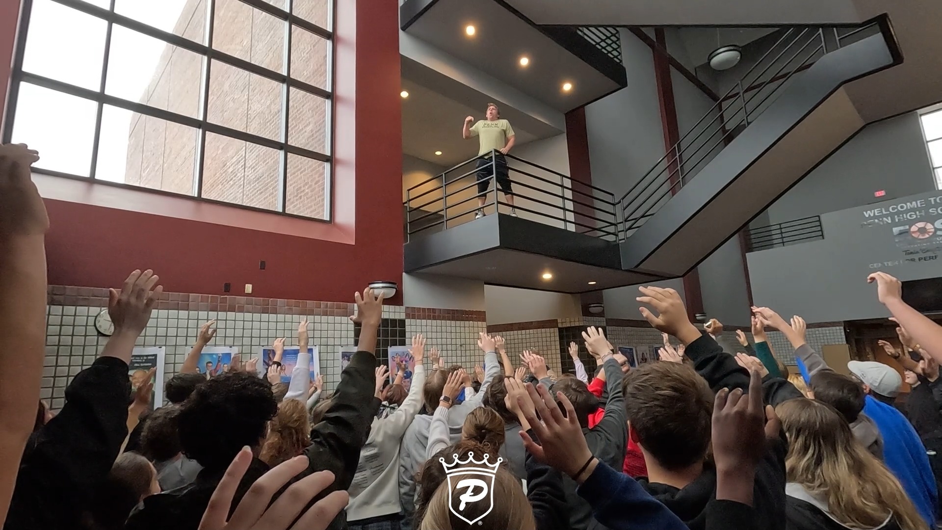 @pennbands is going to State!!!! Coach Harper got them fired up for their State send off. The marching band will compete at Lucas Oil Stadium in Indianapolis tomorrow evening, Good Luck Kingsmen! #PHMExcellence