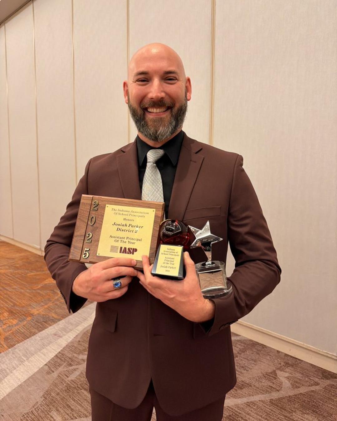 Penn High School Assistant Principal Josiah Parker has been named the 2025 State Assistant Principal of the Year by the Indiana Association of School Principals (IASP).

Visit the URL for details: https://penn.phmschools.org/2025/11/24/penns-josiah-parker-named-indiana-assistant-principal-of-the-year/