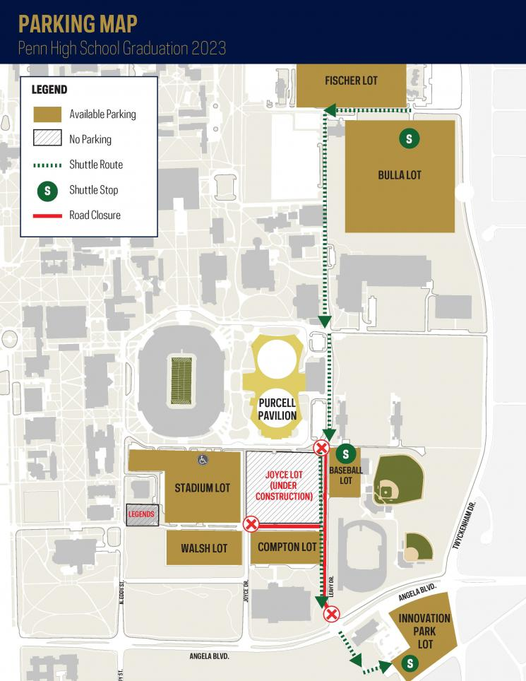 Commencement 2023 Shuttle Parking & Security Information
