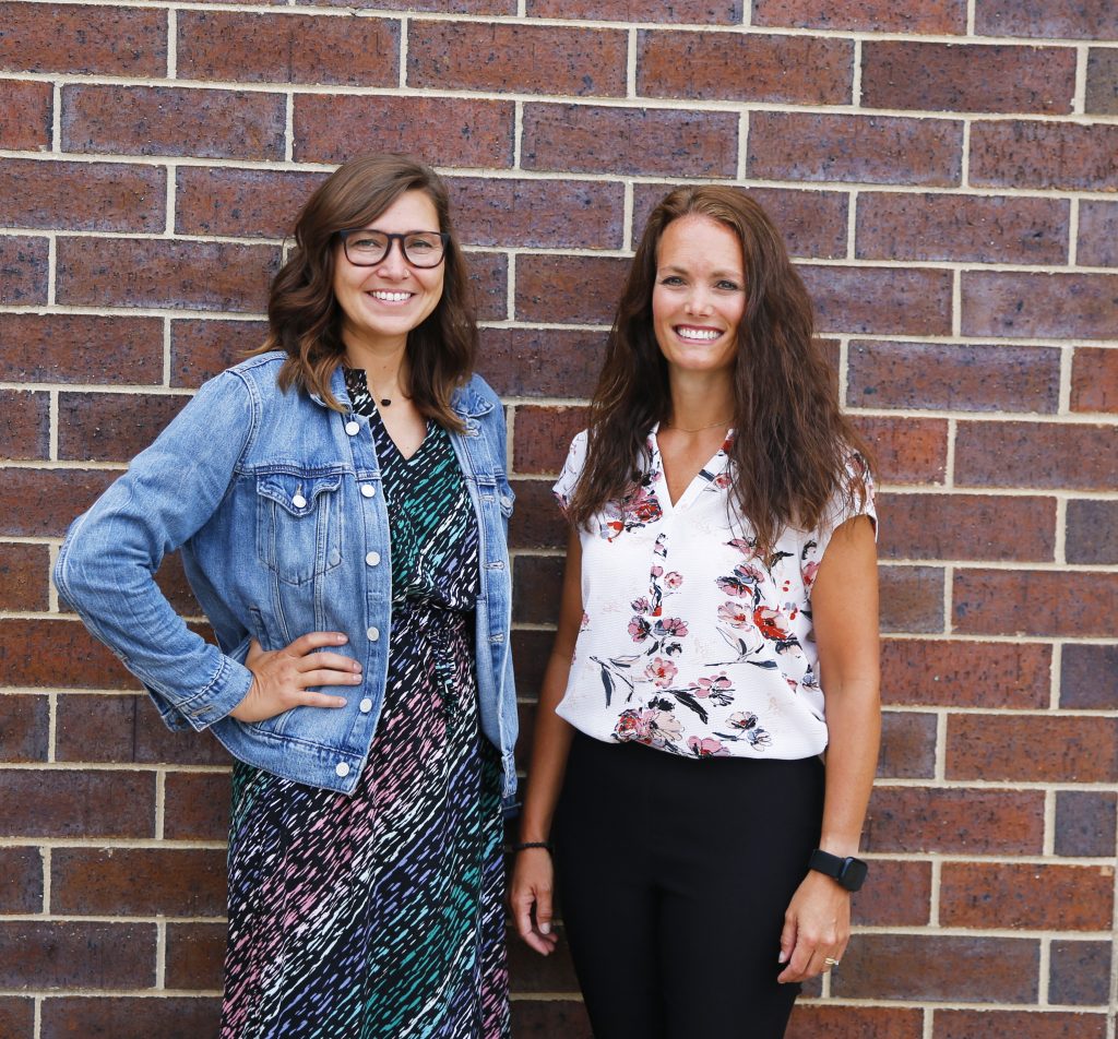 Sarah Dwigans and Danielle Black