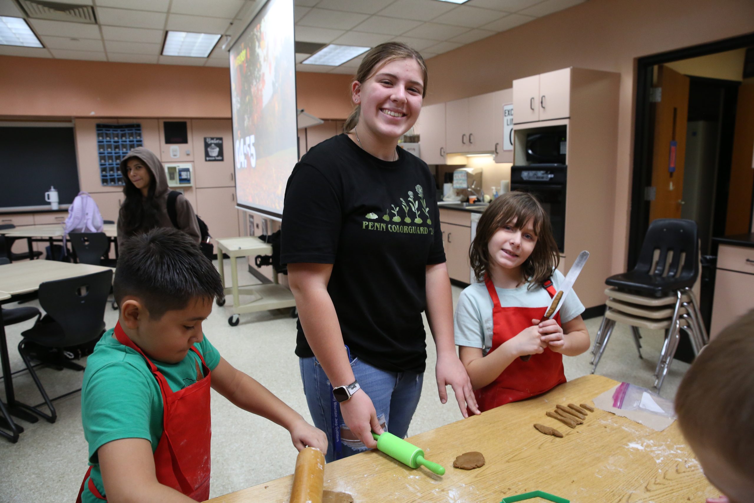 Bittersweet Principal Bob Thompson & students