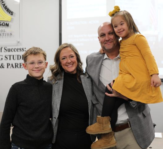 Mrs. Fry with her family