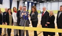 Ribbon Cutting for Penn High School’s Dr. Jerry and Donna Thacker Fieldhouse