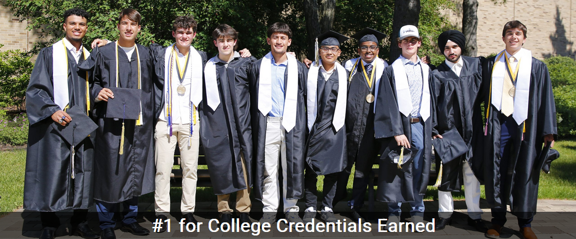 #1 for College Credits Earned