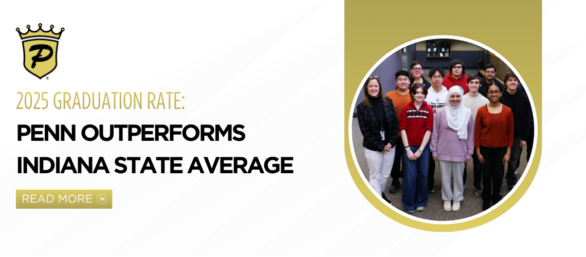 2023 graduation ceremony poster for Penn State Outreach programs in Indiana eAge