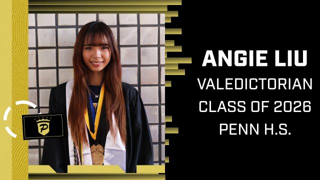 Angie Liu is a valedictorian of class 2026 Penn HS.