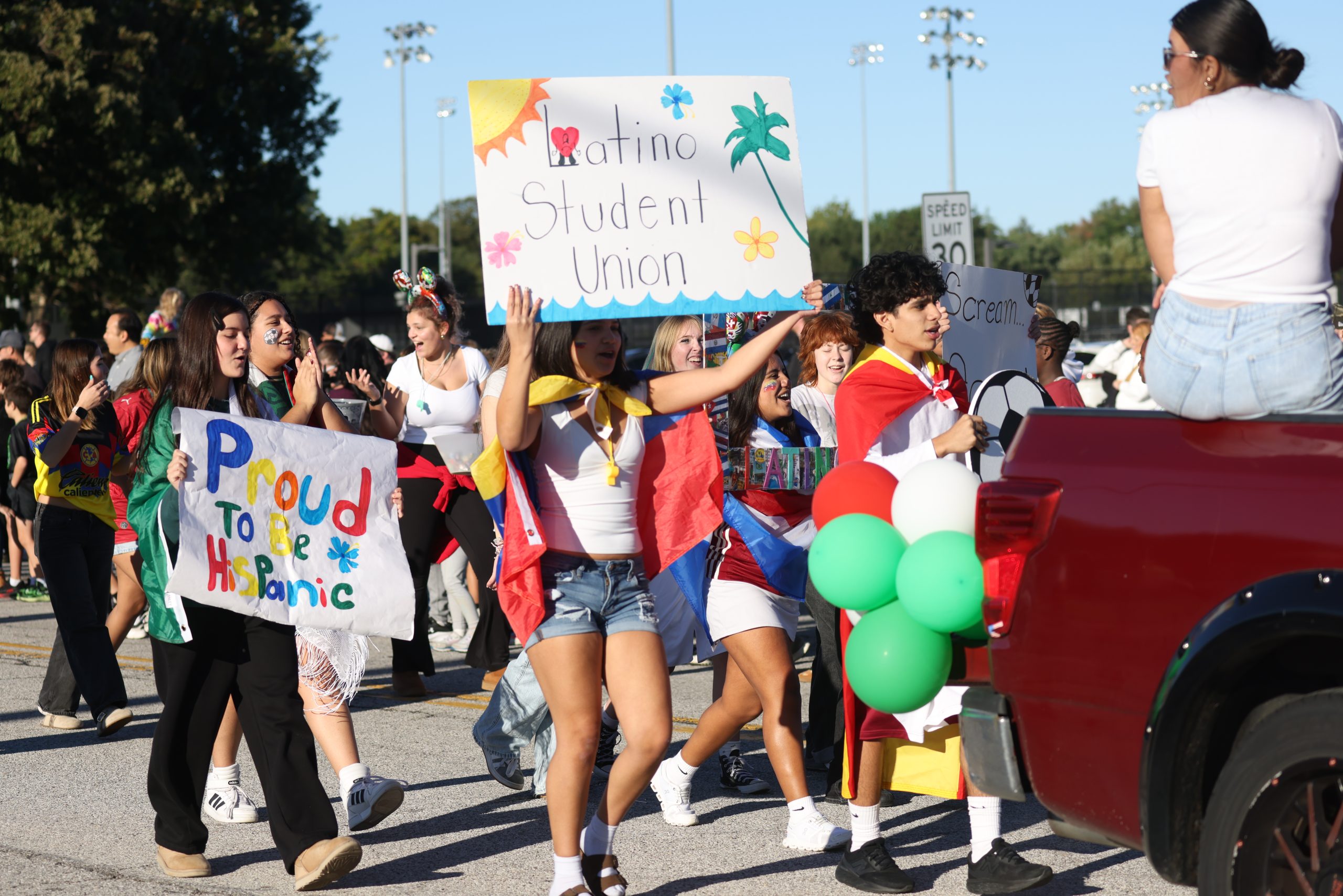 Latino Student Union in 2026 Penn Homecoming Parade